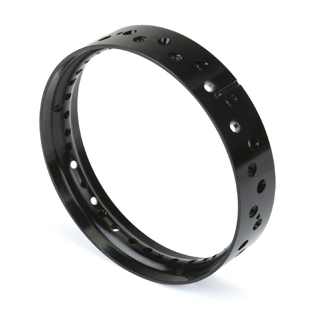 Pro-Line Pro-Spec Aluminum Rear Rim, Black: Promoto-MX