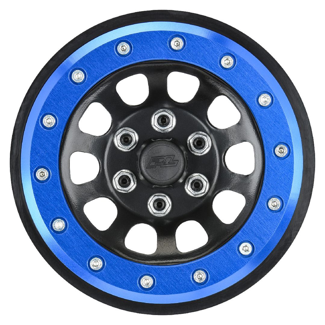 Pro-Line Steelies Blue/Black 2.9" Steel Dual Offset Whls