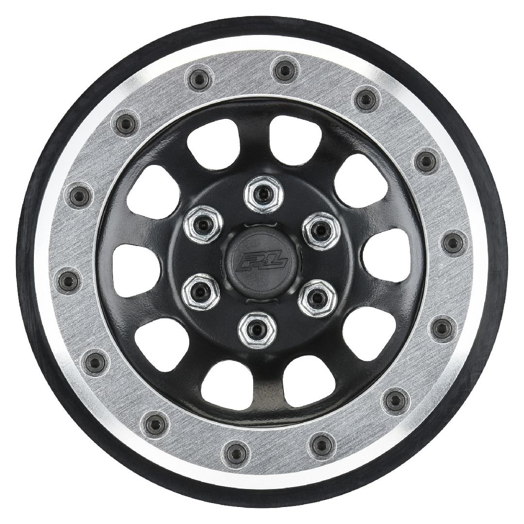Pro-Line Steelies Silver/Black 2.9" Steel Dual Offset Whls