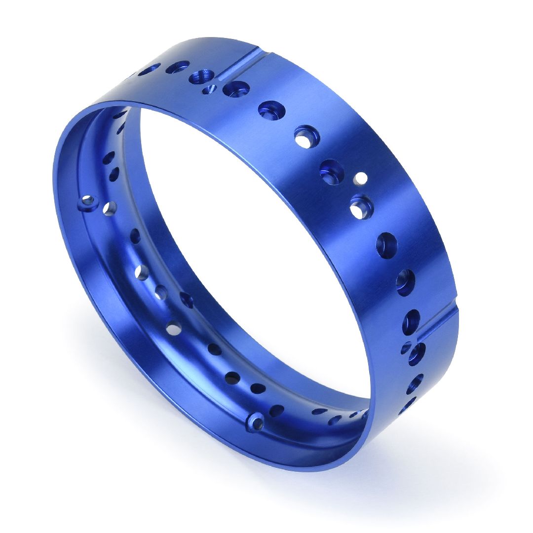Pro-Line Pro-Spec Aluminum Front Rim Blue: Promoto-SM