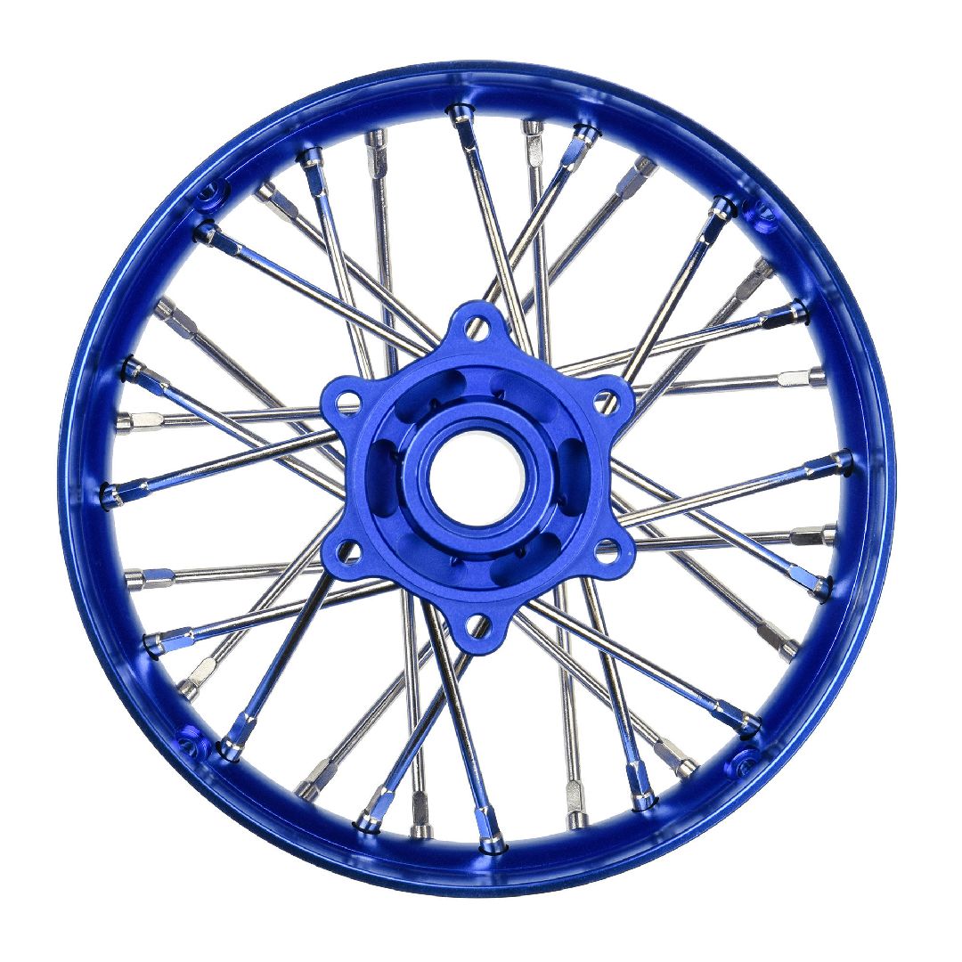 Pro-Line Pro-Spec Aluminum V2 Bead Rear Wheel Blue/Blue (1)