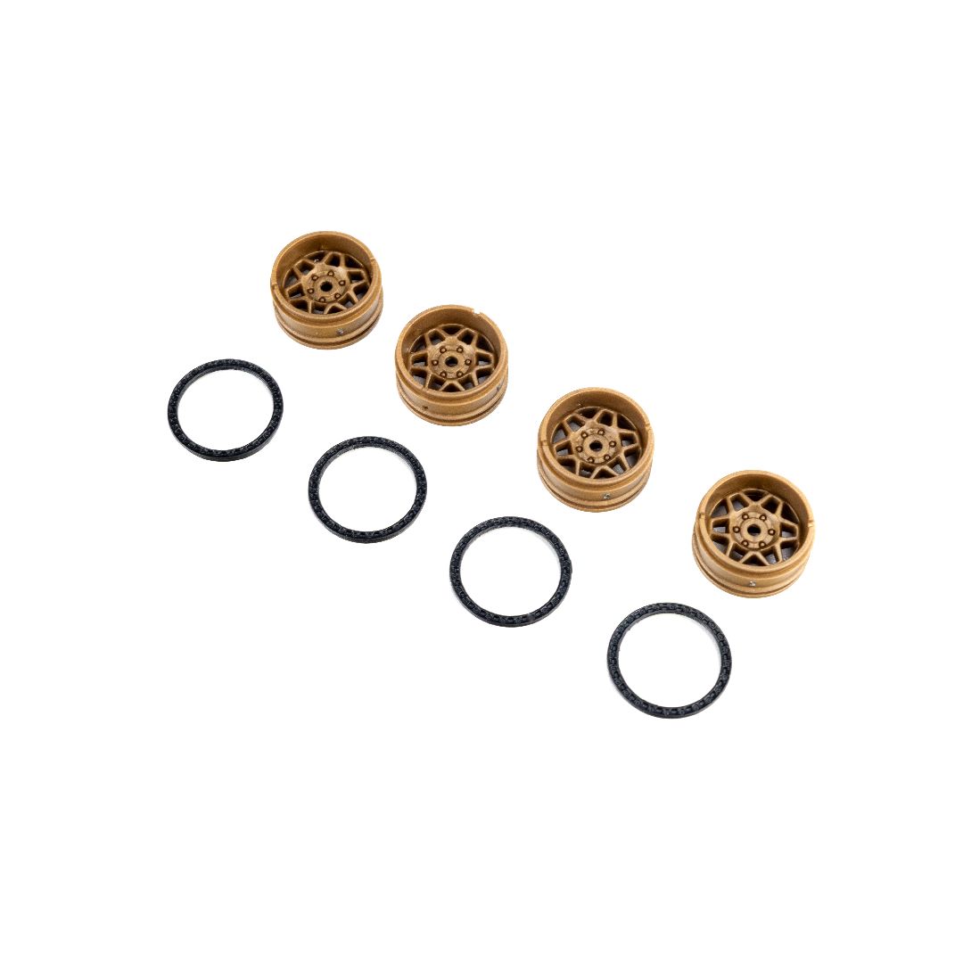 Pro-Line KMC Torx Wheel w/ Bead Ring: SCX30 (4)
