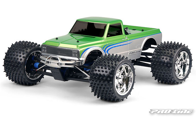 Pro-Line 1972 Chevy C-10 Long Bed Clear Body for E-MAXX 3905, E-REVO, REVO 3.3 & T-MAXX 3.3