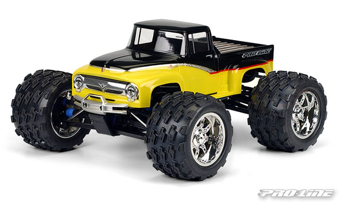 Pro-Line 1956 Ford F-100 Clear Body for T/E/2.5-MAXX, T-MAXX 3.3, REVO 2.5 & Savage