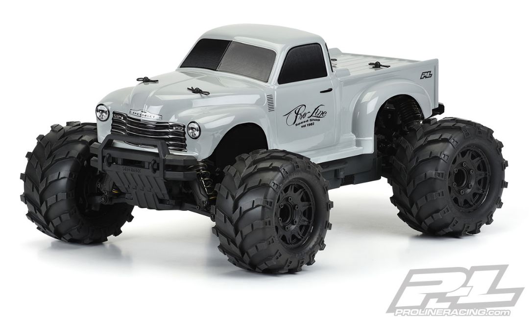 Pro-Line Early 50's Chevy Tough-Color (Stone Gray) Body for Stampede