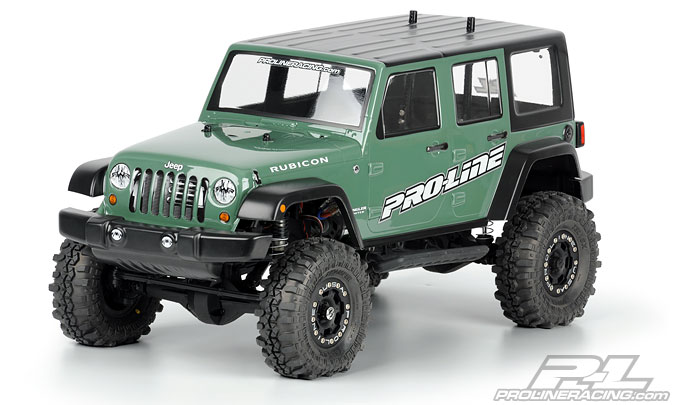 Pro-Line Jeep Wrangler Unlimited Rubicon Clear Body for 12.3