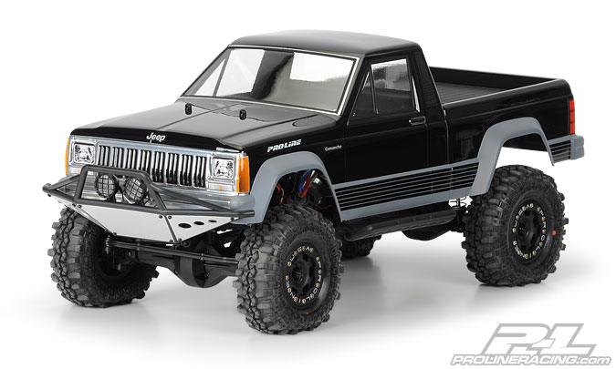 Pro-Line Jeep Comanche Full Bed Clear Body for 12.3