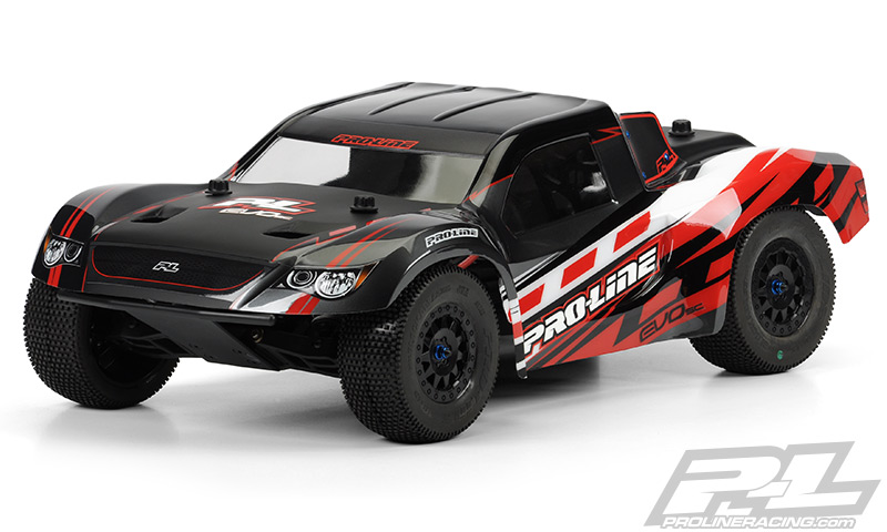 Pro-Line EVO SC Clear Body for PRO-Fusion SC 4x4, Slash 2wd, Slash 4x4, SC10, SC10 4x4, 22SCT & SCTE