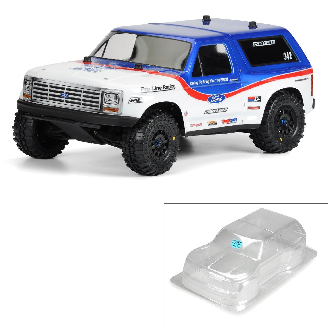 Pro-Line 1981 Ford Bronco Clear Bod (with extended body mounts)