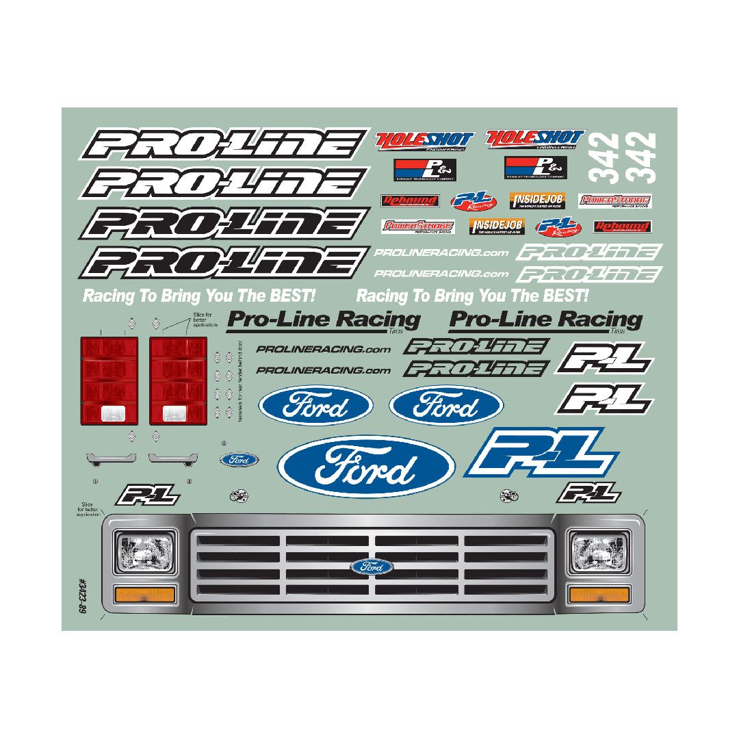 Pro-Line 1981 Ford Bronco Clear Bod (with extended body mounts)