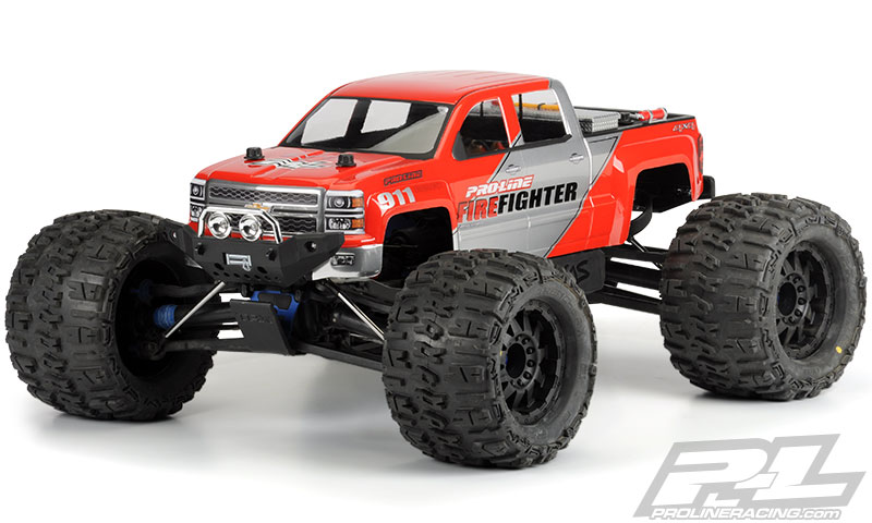 Pro-Line 2014 Chevy Silverado Clear Body for REVO 3.3, T-MAXX 3.3 & SUMMIT