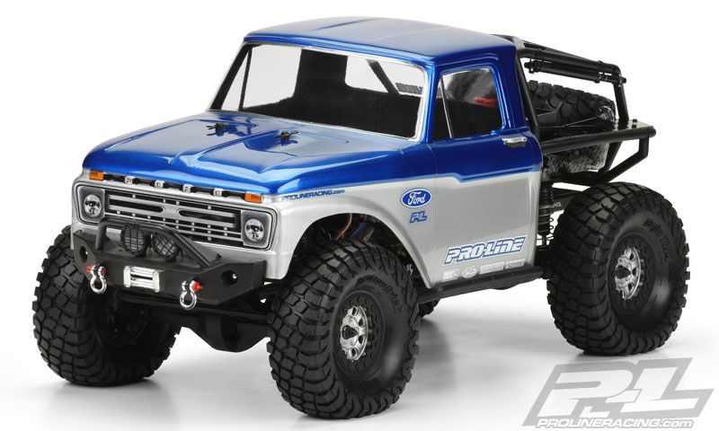 Pro-Line 1966 Ford F-100 Clear Body for SCX10 Trail Honcho 12.3