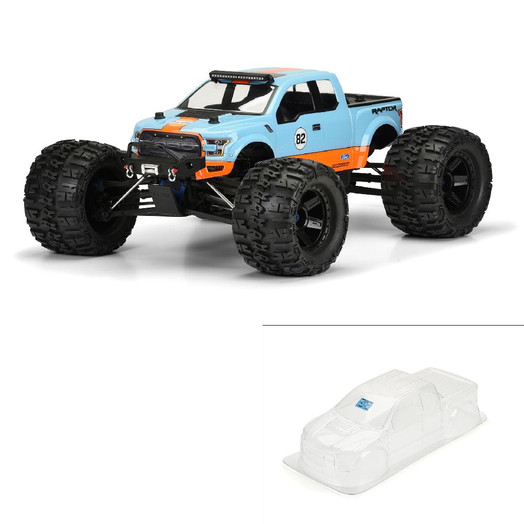Pro-Line 2017 Ford F-150 Raptor Clear Body :REVO 3.3