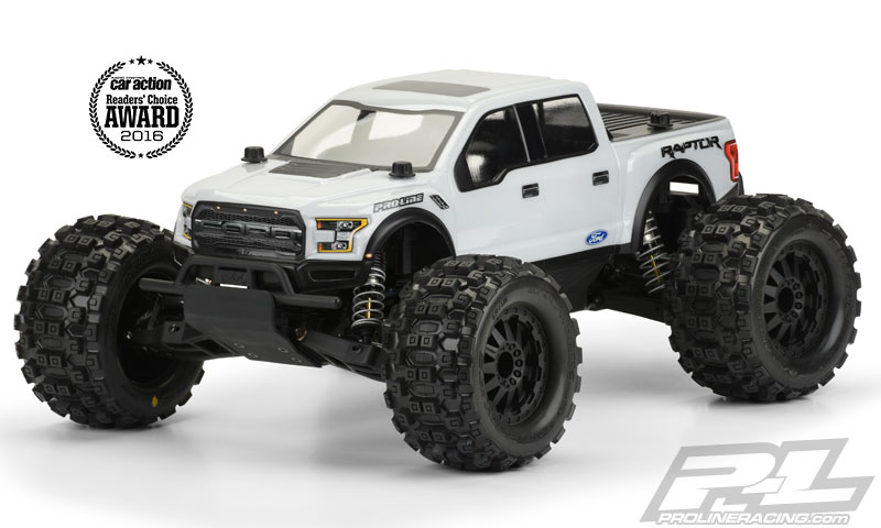 Pro-Line 2017 Ford F-150 Raptor Clear Body for PRO-MT 4x4