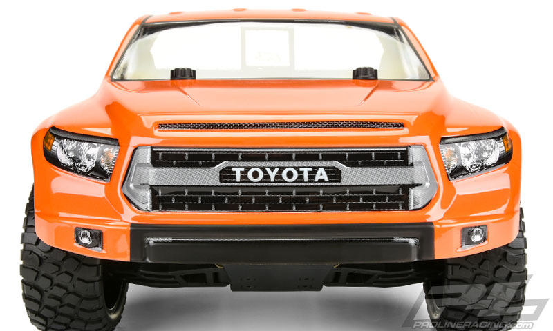 Pro-Line Toyota Tundra TRD Pro True Scale Clear Body for SC Pro-Line Toyota Tundra TRD Pro True Scale Clear Body for SC