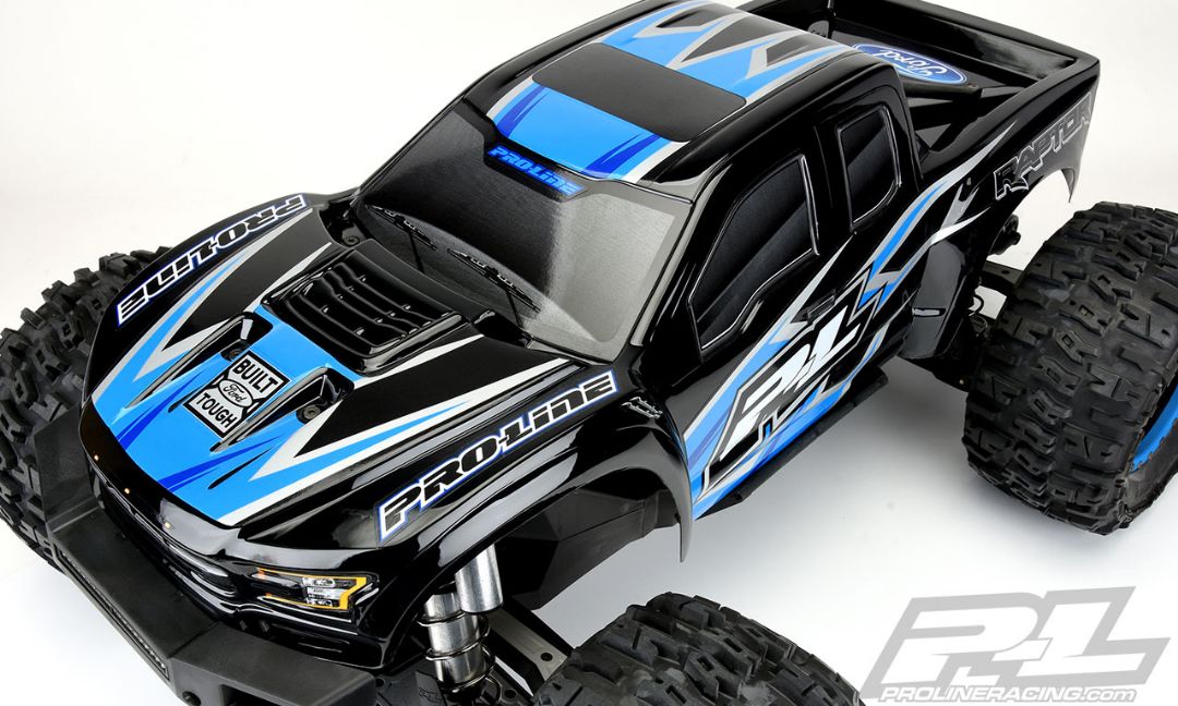 Pro-Line Pre-Cut 2017 Ford F-150 Raptor Black Body X-MAXX