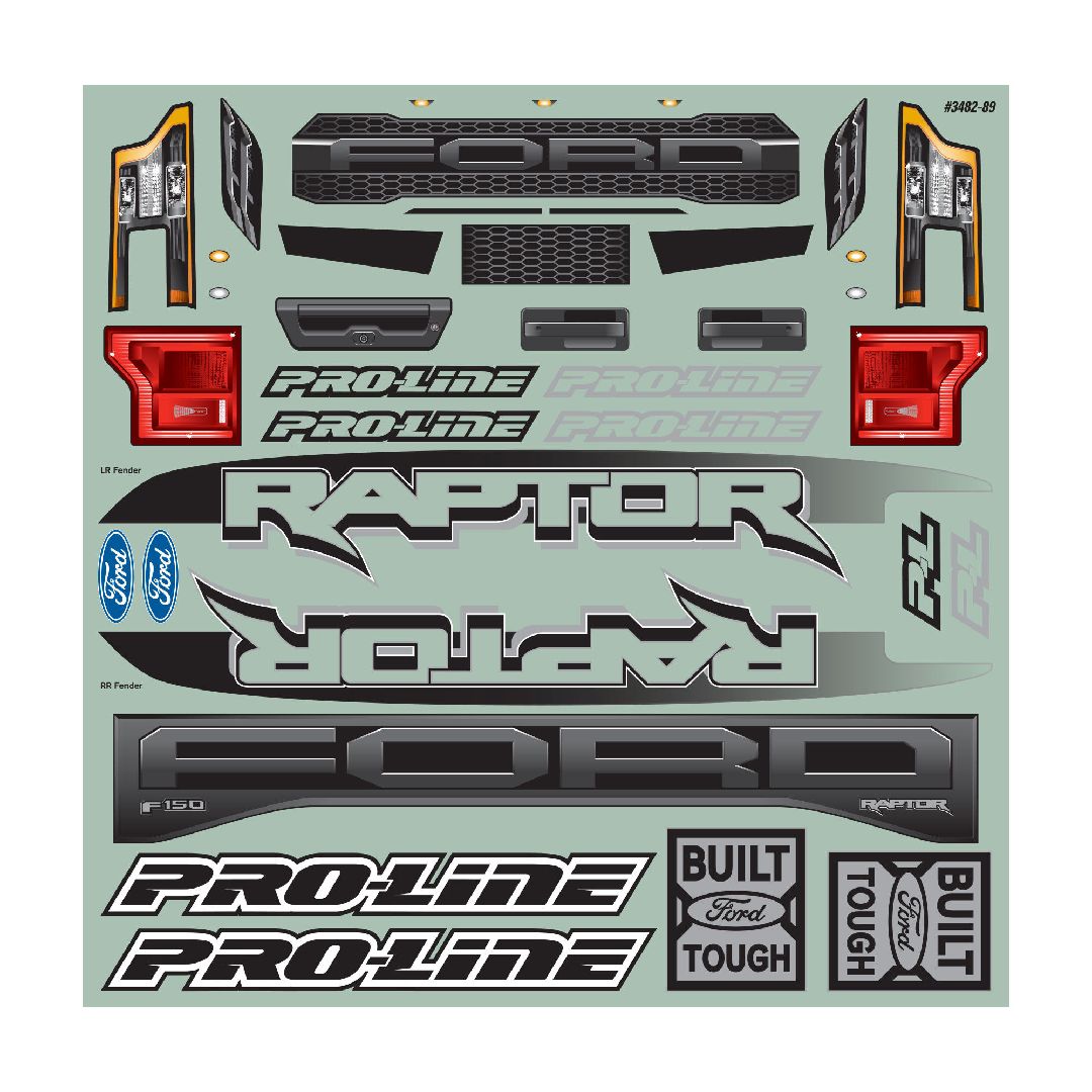 Pro-Line Pre-Cut 2017 Ford F-150 Raptor Clear Body for X-MAXX