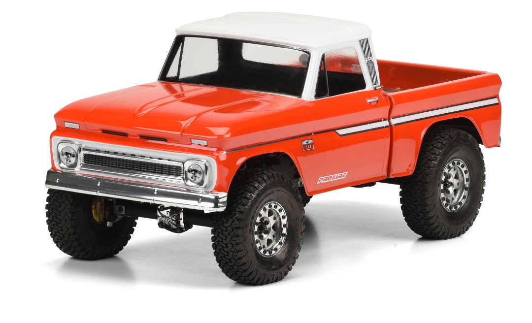 Pro-Line 1966 Chevrolet C-10 Clear Body (Cab & Bed) for SCX10 Trail Honcho 12.3 (313mm) Wheelbase