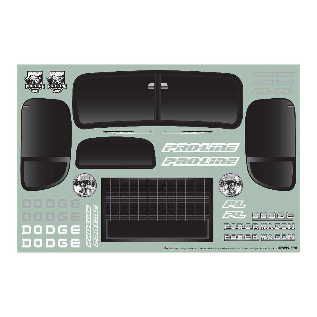 Pro-Line 1946 Dodge Power Wagon Tough-Color (Black) Body