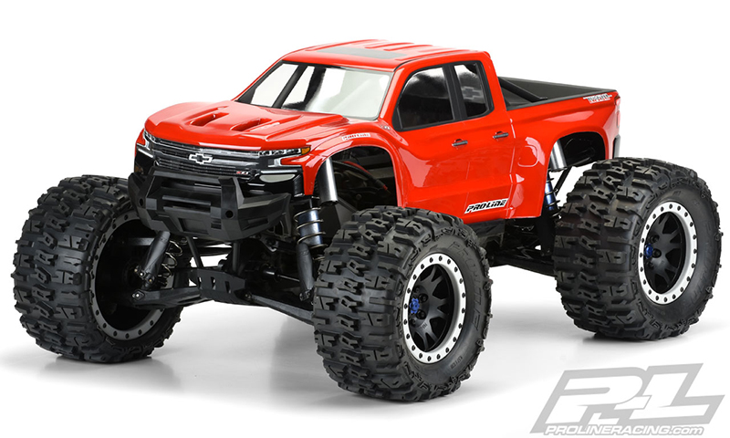 Pro-Line Pre-Cut 2019 Chevy Silverado Z71 Trail Boss Clear Body for X-MAXX