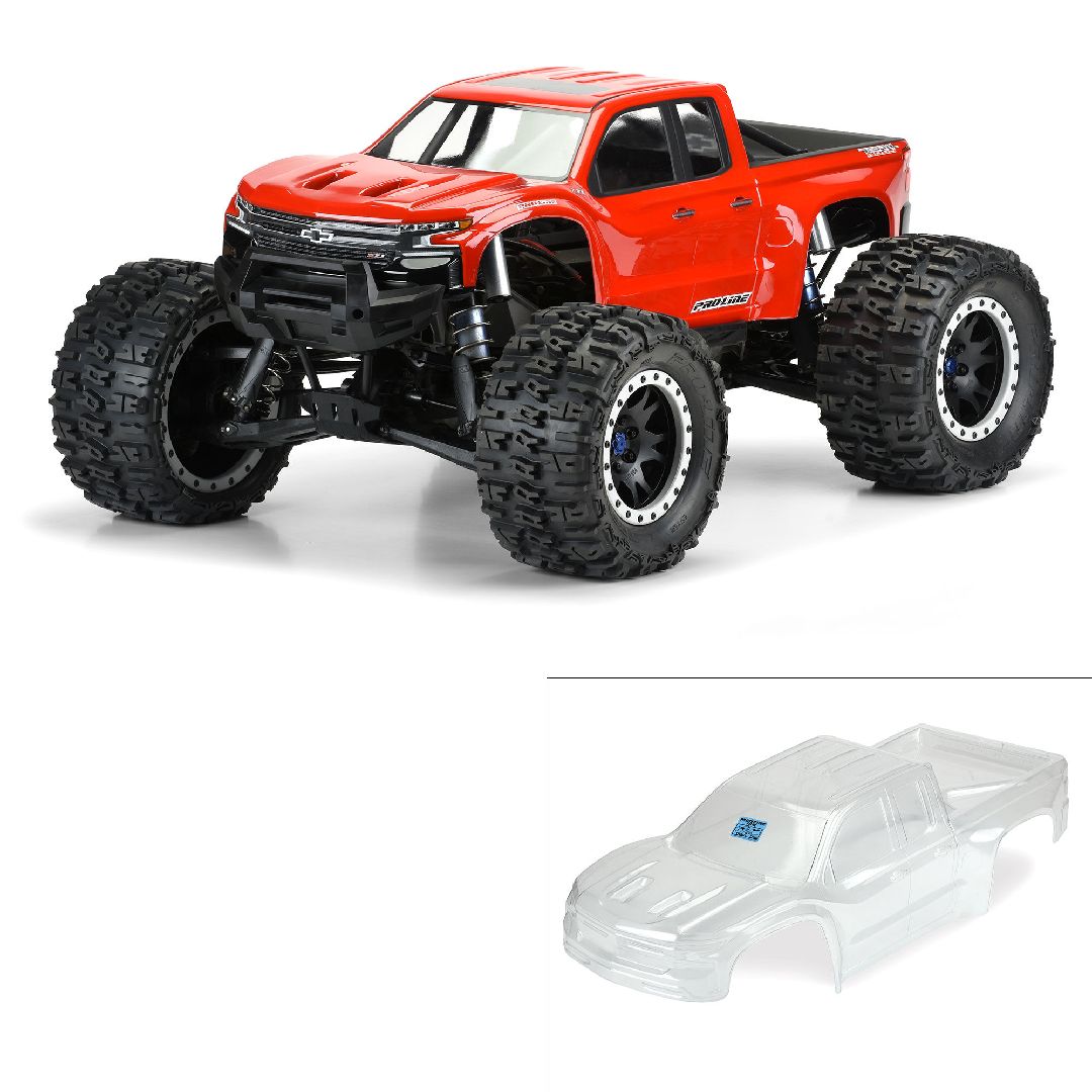 Pro-Line Pre-Cut 2019 Chevy Silverado Z71 Trail Boss Clear Body