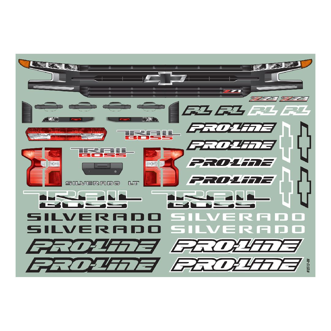 Pro-Line 2019 Chevy Silverado Z71 Trail Boss Clear Body