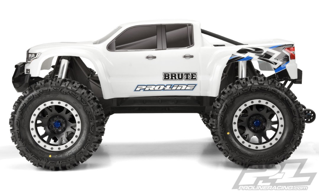 Pro-Line Pre-Cut Brute Bash Armor Body (White) for X-MAXX