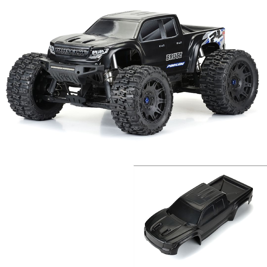 Pro-Line 1/5 Pre-Cut Brute Bash Armor Black Body for X-MAXX