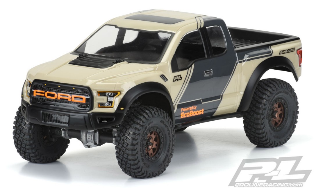 Pro-Line 2017 Ford F-150 Raptor Clear Body for 12.3