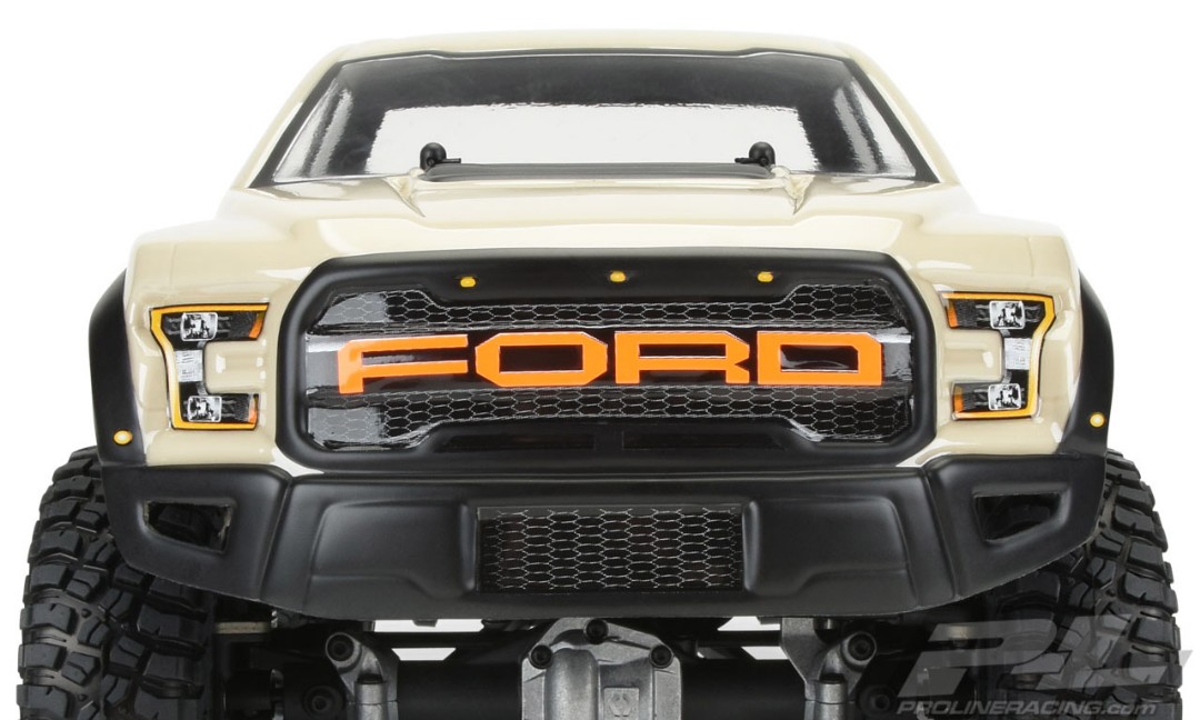 Pro-Line 2017 Ford F-150 Raptor Clear Body 12.3" WB Crawlers