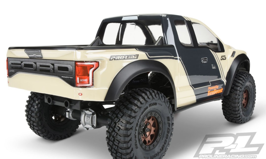 Pro-Line 2017 Ford F-150 Raptor Clear Body 12.3" WB Crawlers