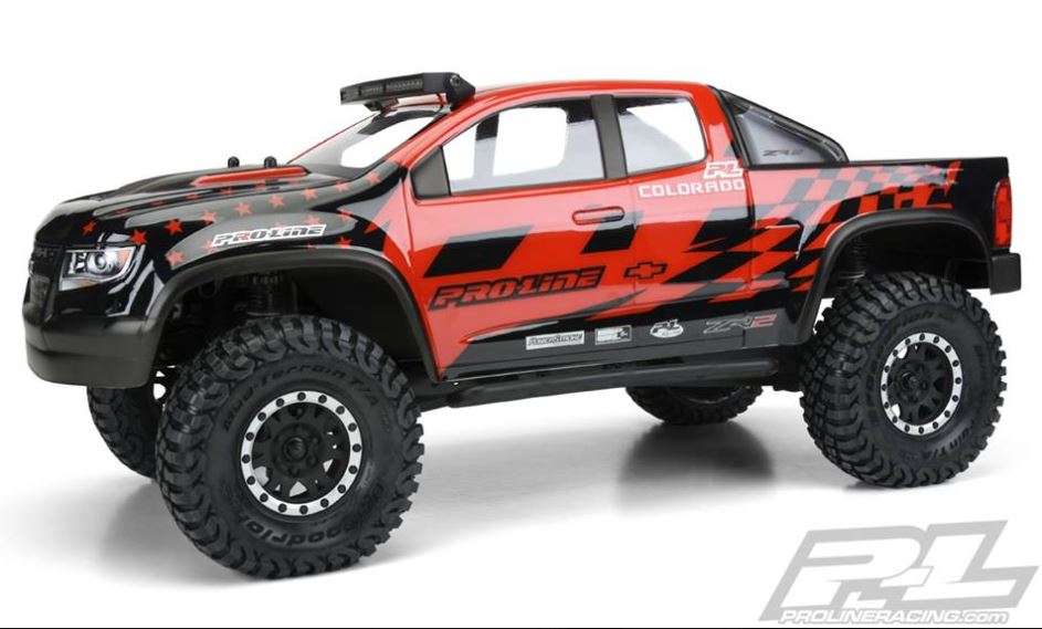Pro-Line Chevy Colorado ZR2 Clear Body for 12.3