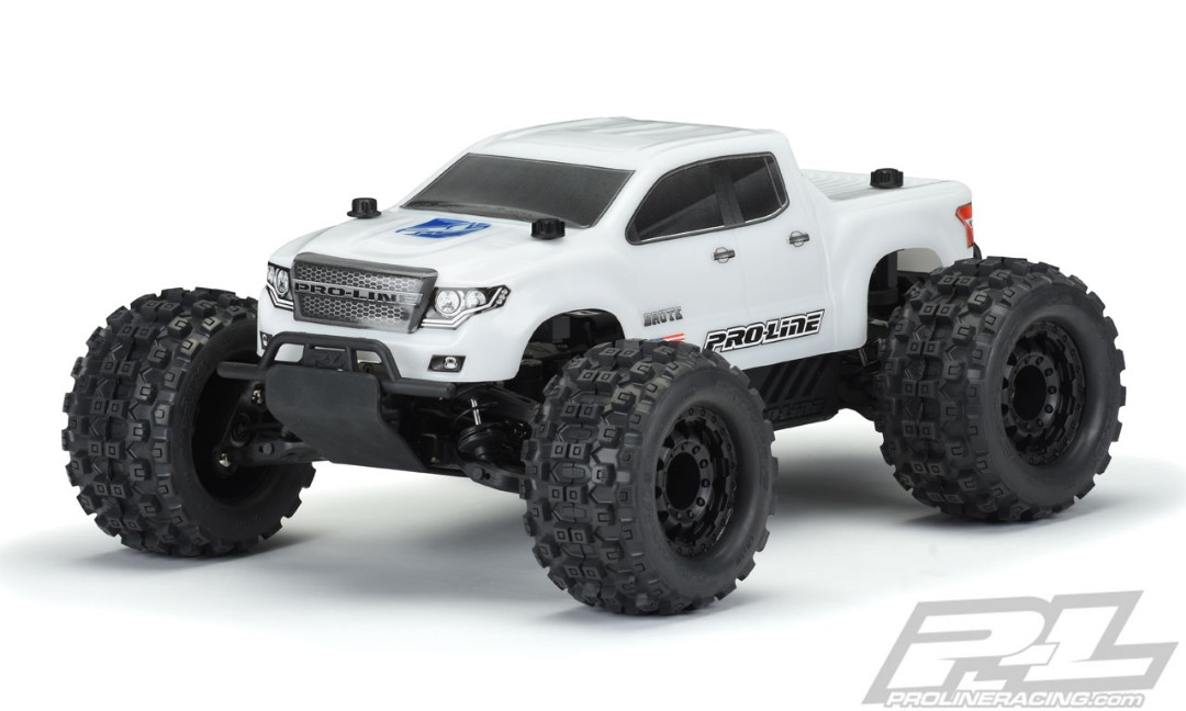 Pro-Line Pre-Cut Brute Bash Armor Body (White) for PRO-MT 4x4 & Stampede 4x4 Pre-Cut Brute Bash Armor Body (White) for PRO-MT 4x4 & Stampede 4x4 (requires extended body mount kit)