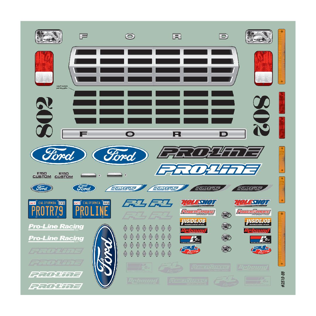 Pro-Line 1979 Ford F-150 Race Truck Clear Body