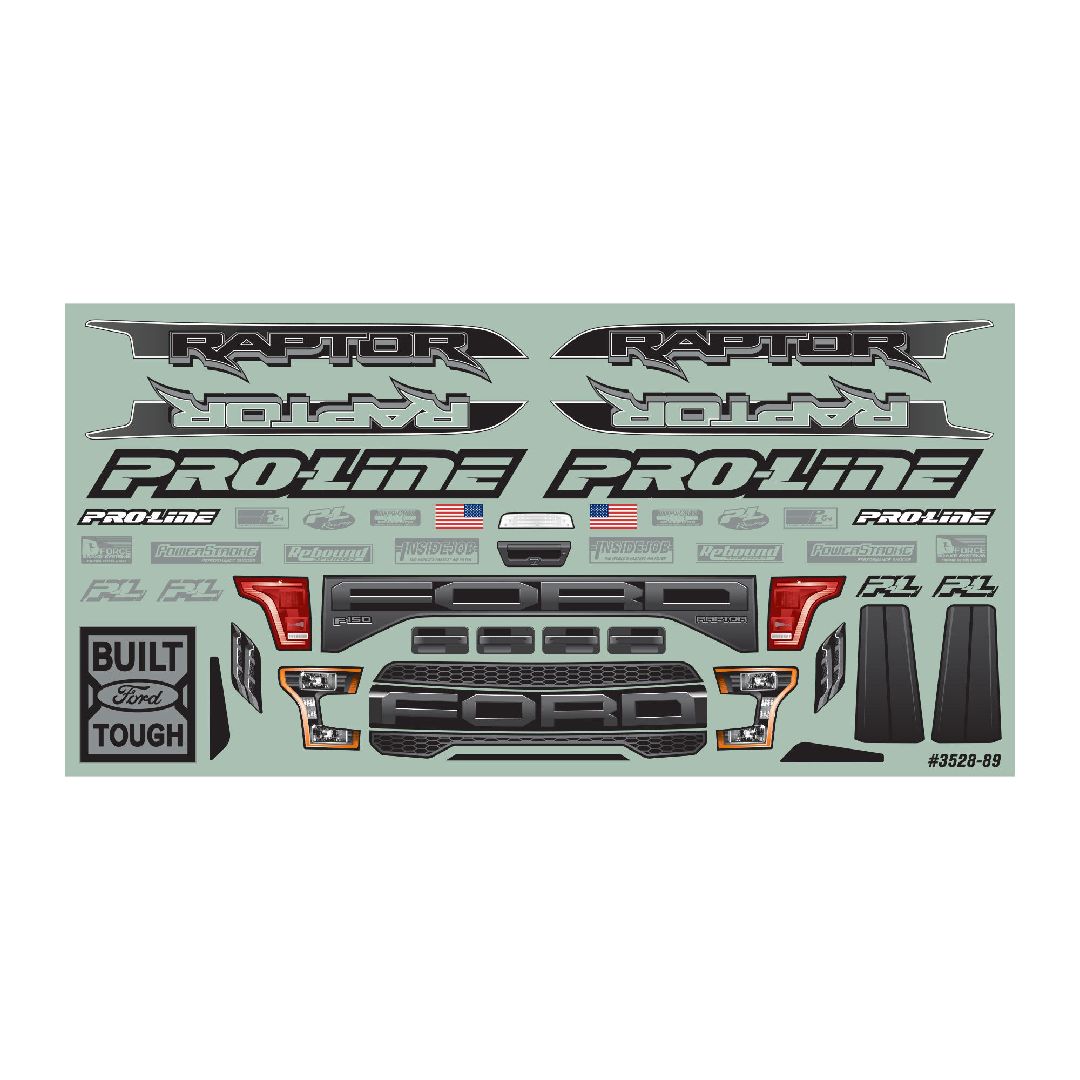Pro-Line Pre-Cut 2017 Ford F-150 Raptor Clear Body