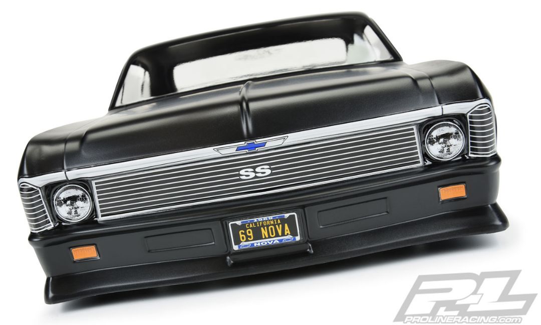 Pro-Line 1969 Chevrolet Nova Clear Body Slash 2wd Drag Car
