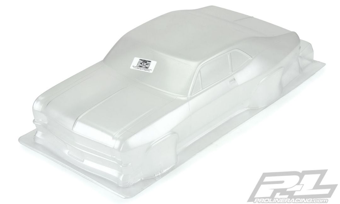 Pro-Line 1969 Chevrolet Nova Clear Body Slash 2wd Drag Car