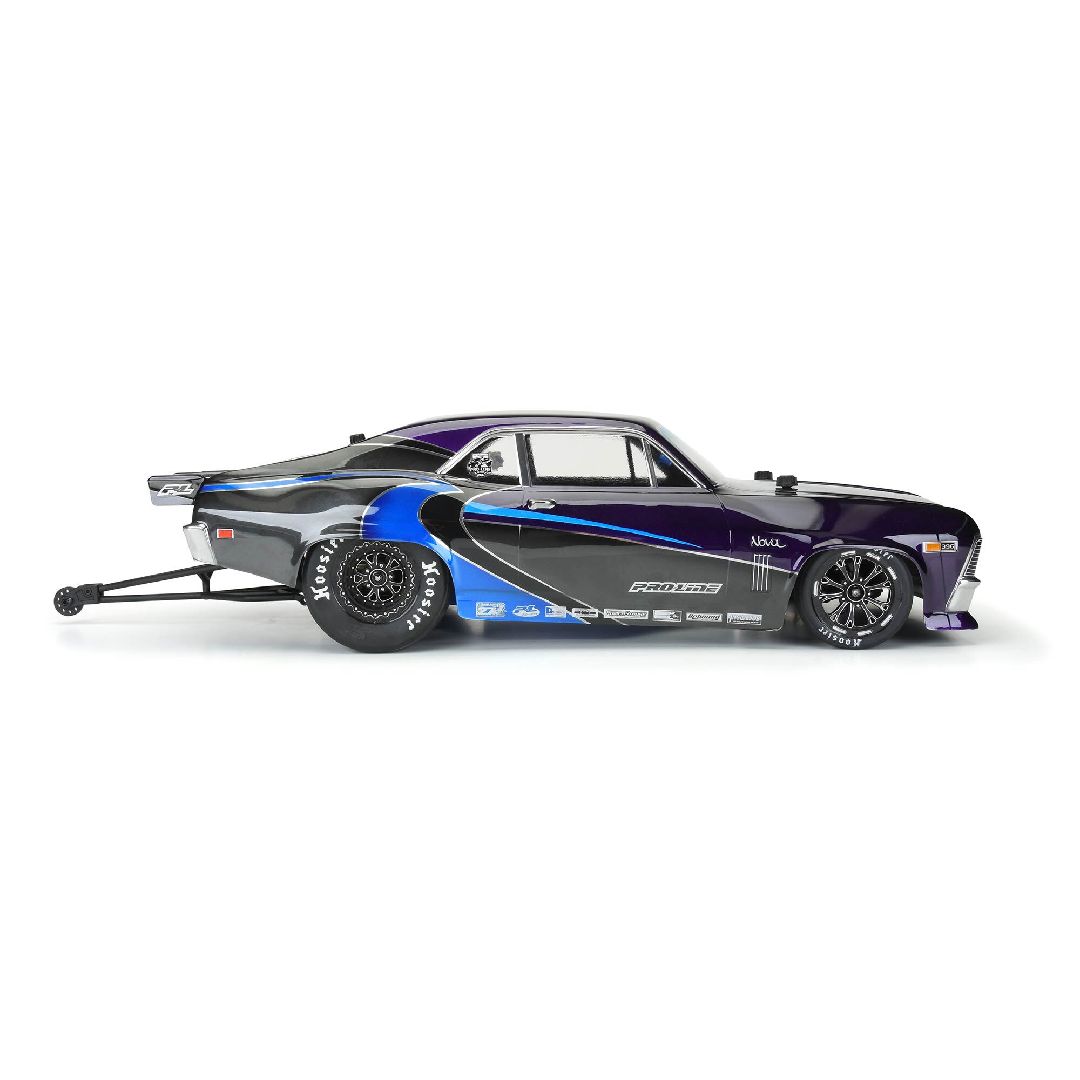 Pro-Line 1969 Chevrolet Nova Clear Body for Slash 2wd Drag Car