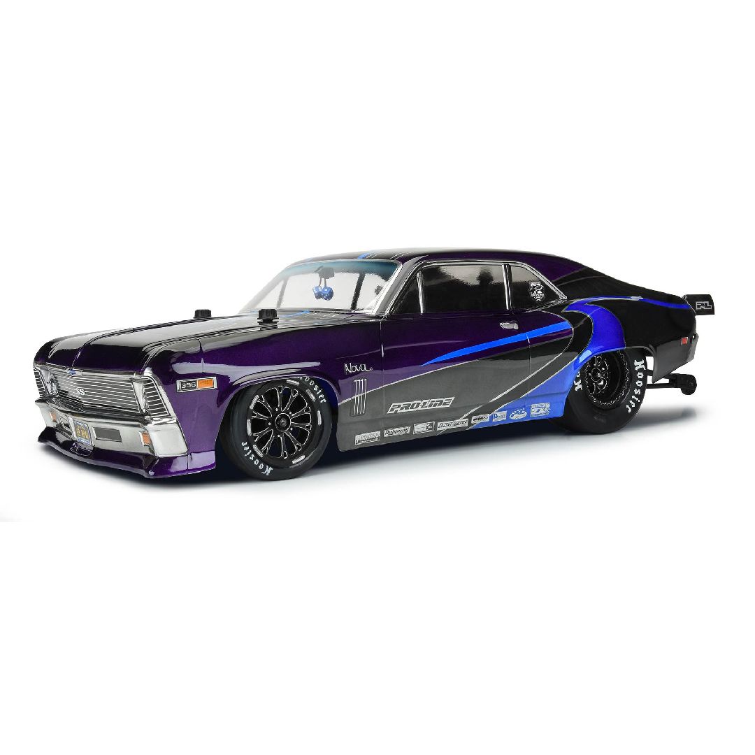 Pro-Line 1969 Chevrolet Nova Clear Body for Slash 2wd Drag Car