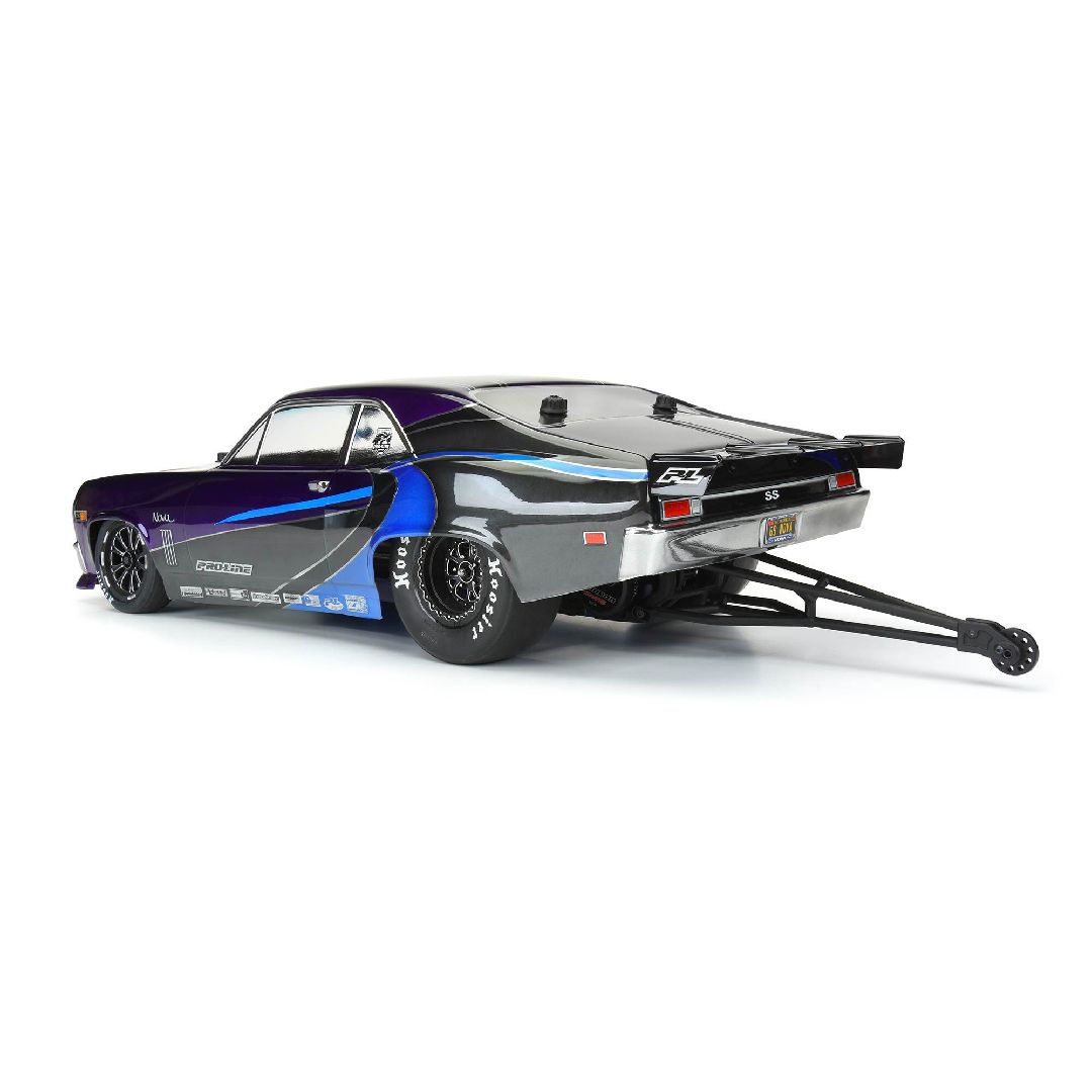 Pro-Line 1969 Chevrolet Nova Clear Body for Slash 2wd Drag Car