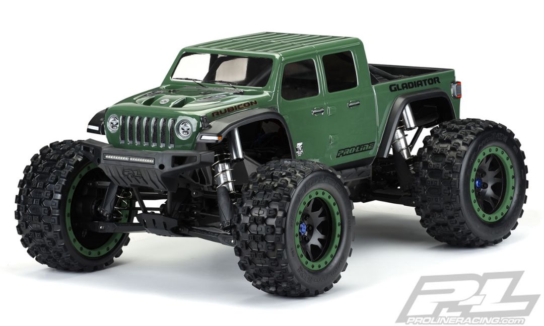 Pro-Line Pre-Cut Jeep Gladiator Rubicon Clear Body for X-MAXX