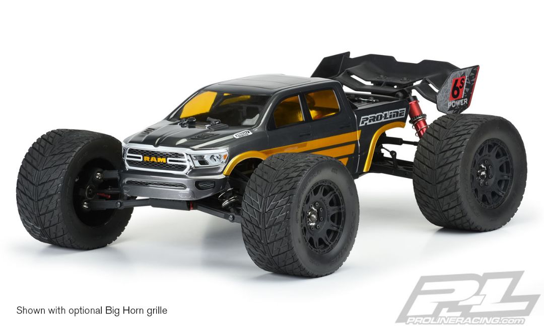 Pro-Line Pre-Cut 2020 Ram Rebel 1500 Clear Body for ARRMA Kraton 6S