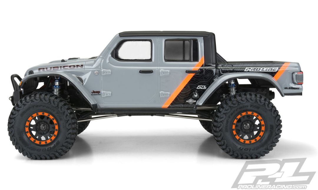 Pro-Line 2020 Jeep Gladiator Clear Body 12.3" WB Crawlers
