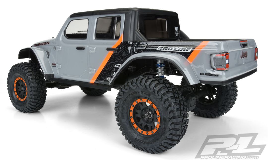 Pro-Line 2020 Jeep Gladiator Clear Body 12.3" WB Crawlers