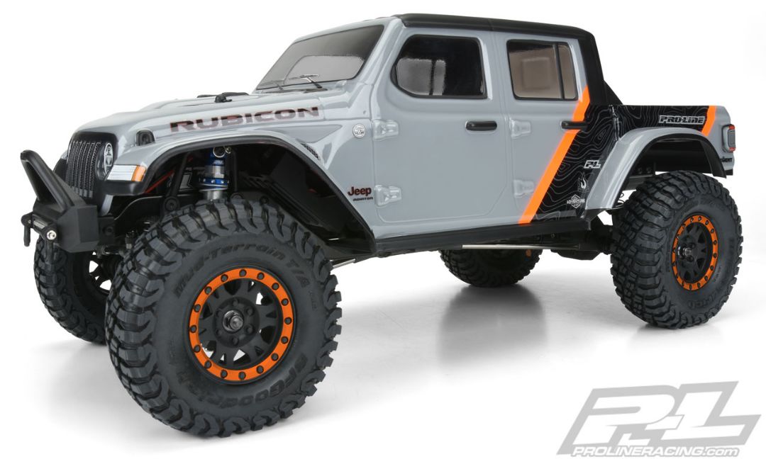 Pro-Line 2020 Jeep Gladiator Clear Body 12.3" WB Crawlers