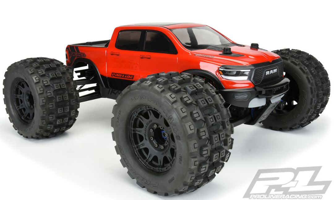 Pro-Line Pre-Cut 2020 Ram Rebel 1500 Clear Body E-REVO 2.0
