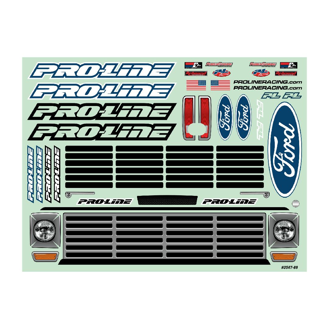 Pro-Line Pre-Cut 1967 Ford F-100 Race Truck Clear Body