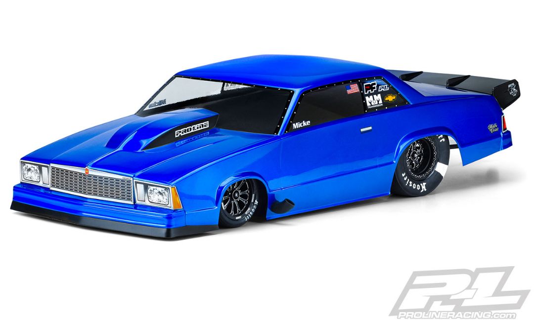 Pro-Line 1978 Chevrolet Malibu Clear Body for Slash 2wd Drag Car & AE DR10