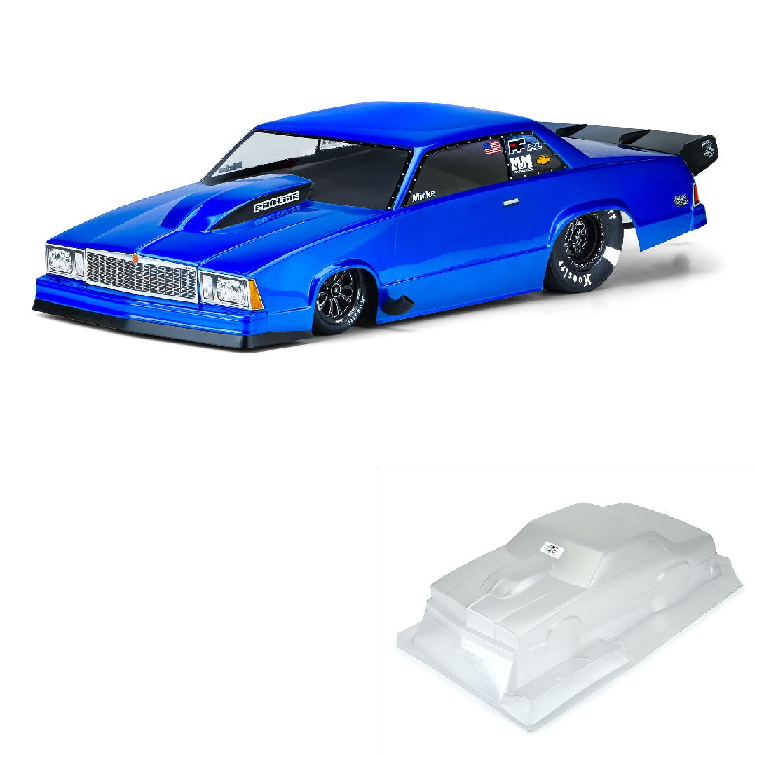 Pro-Line 78 Chevy Malibu Clear Drag Body:22S/DR10/Slash 2wd