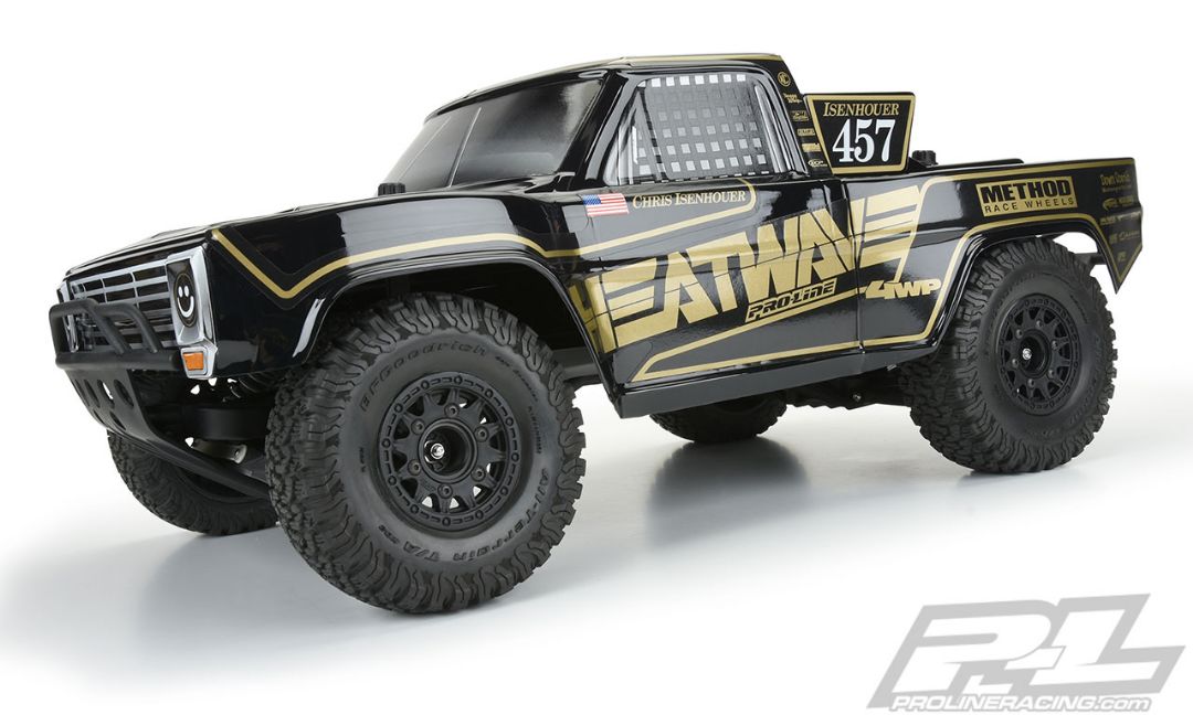 Pro-Line Pre-Cut 1967 Ford F-100 (Black) Body for SC